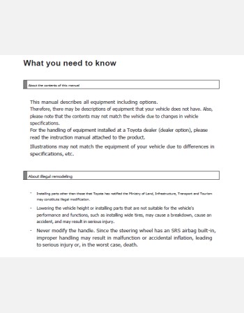 toyota passo 2011 2012 2013 owners manual in english